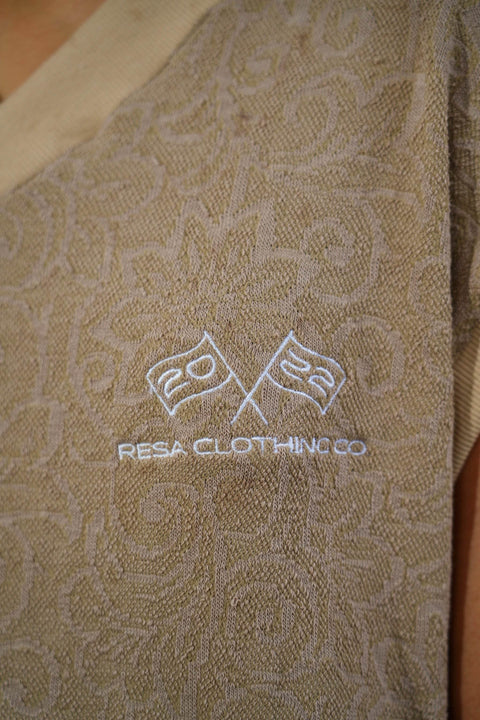 TAS Khaki Knit Vest - resaclothing