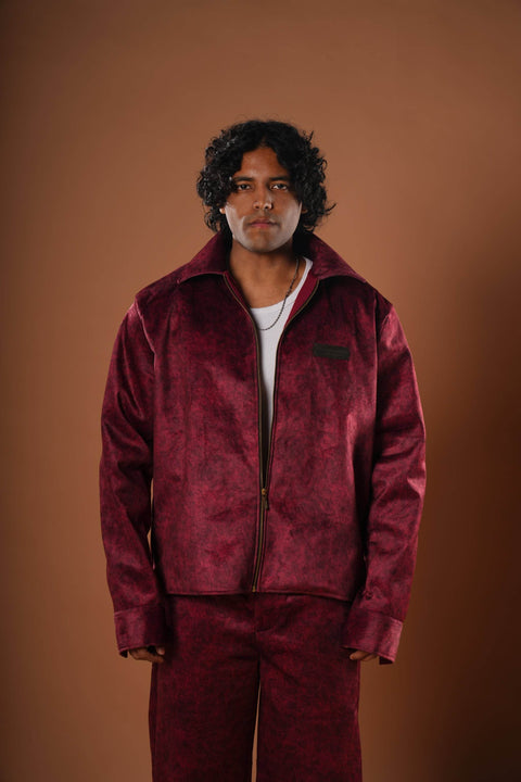 Suede Beaded Jacket - resaclothing