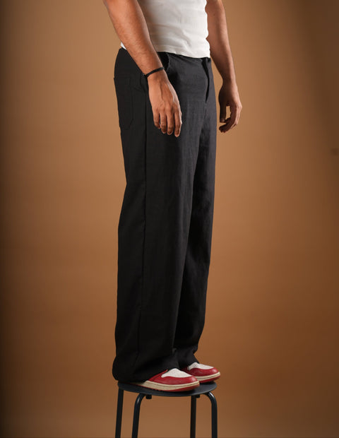 Black Linen Pants