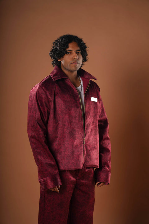 Suede Beaded Jacket - resaclothing