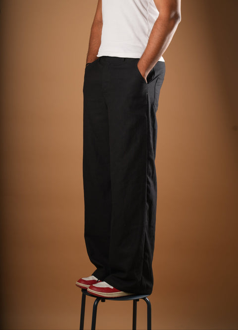 Black Linen Pants