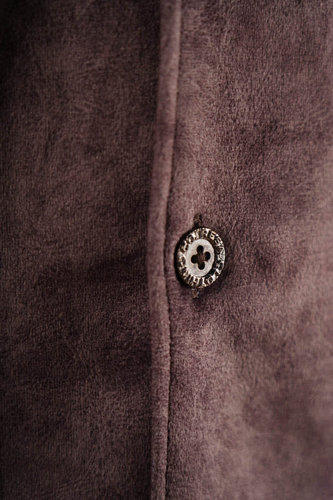 Suede Bowling Shirt - resaclothing