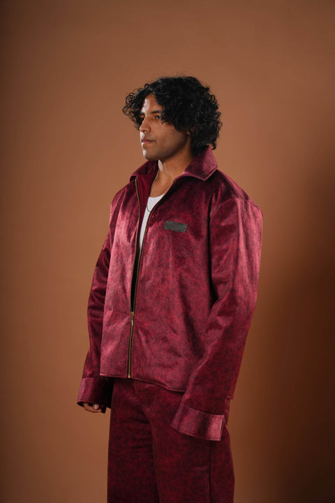 Suede Beaded Jacket - resaclothing