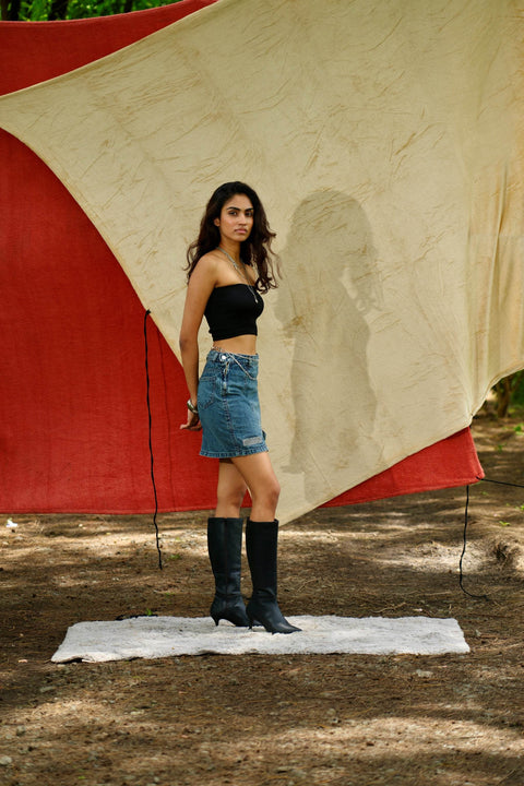 TAS Denim Skirt - resaclothing