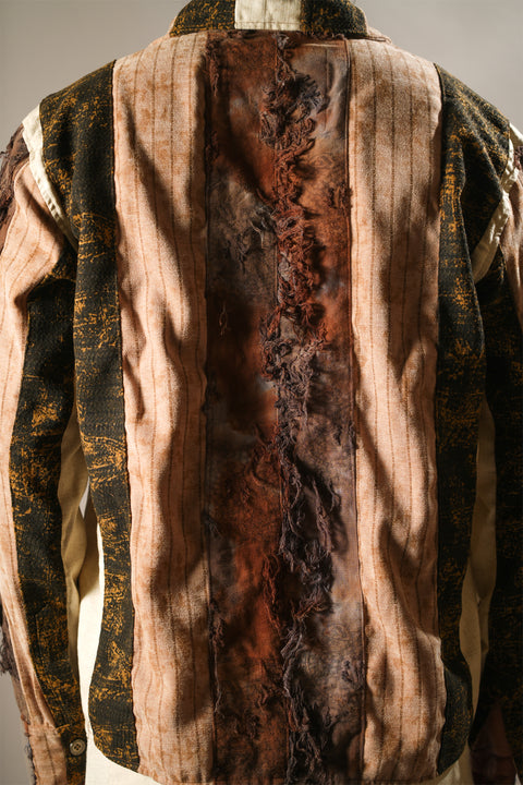 Brown Chaar Palla Shirt