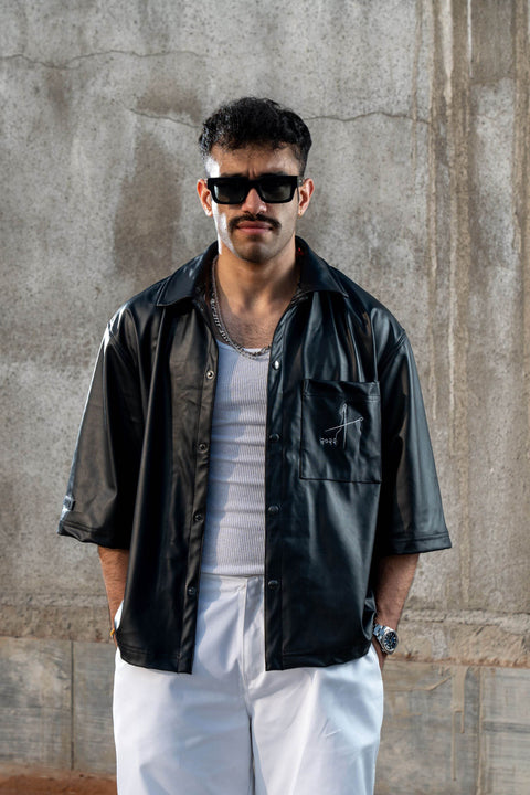 TYOHAAR Leather Shirt - resaclothing
