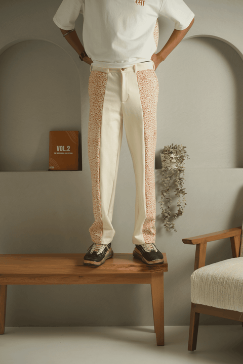 Haath ka Maal Pants - OFF WHITE - resaclothing