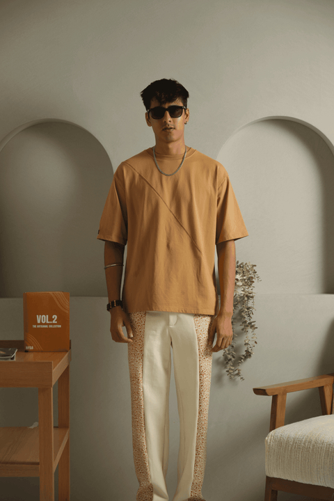 Haath ka Maal Pants + Khaki Patchwork - resaclothing