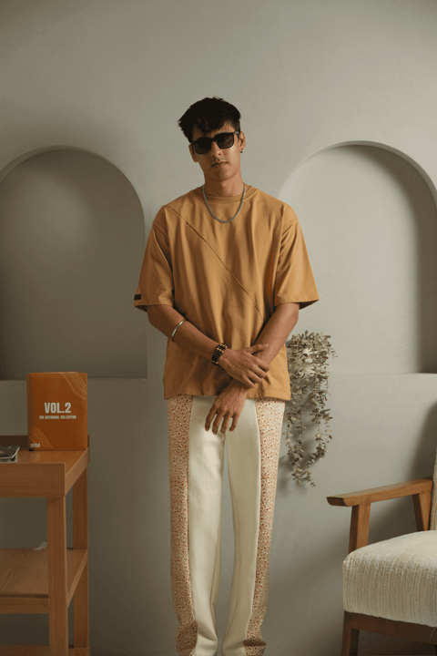Haath ka Maal Pants + Khaki Patchwork - resaclothing