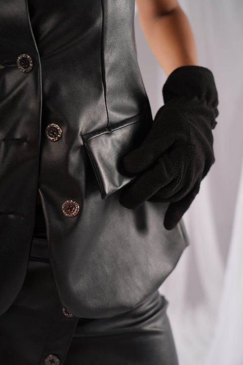 Revival Black Leather Set - resaclothing