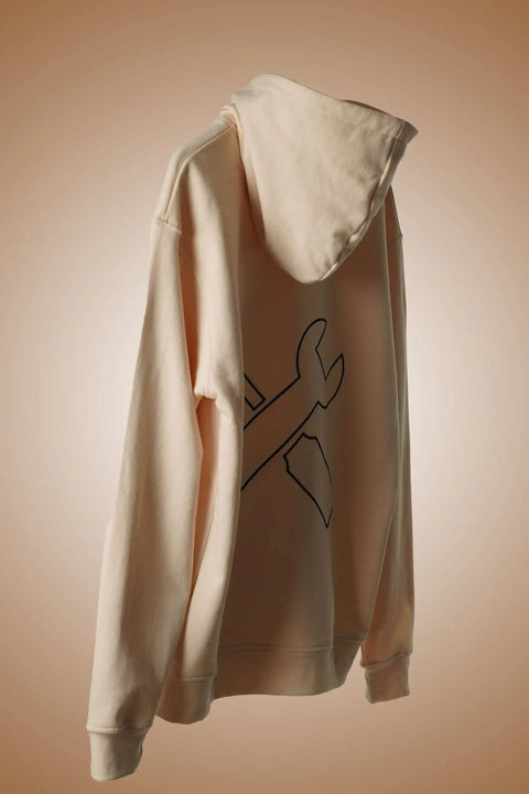 Maintenance Hoodie Cream - resaclothing