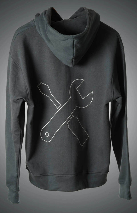 Maintenance Hoodie Grey - resaclothing
