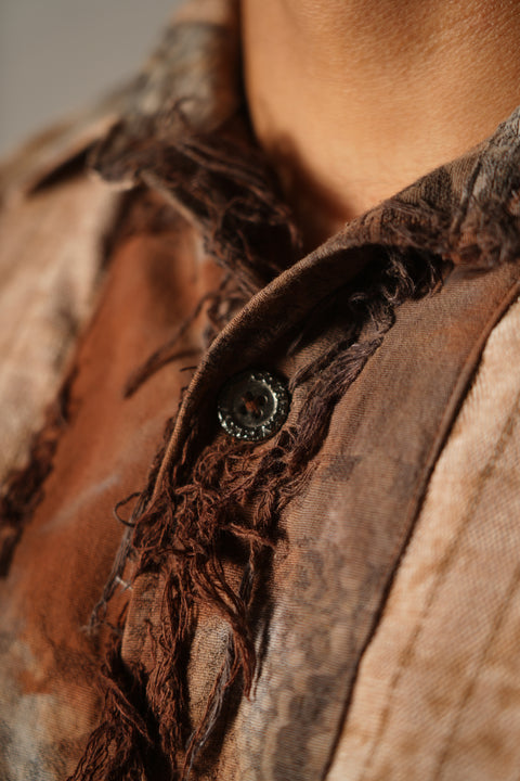 Brown Chaar Palla Shirt