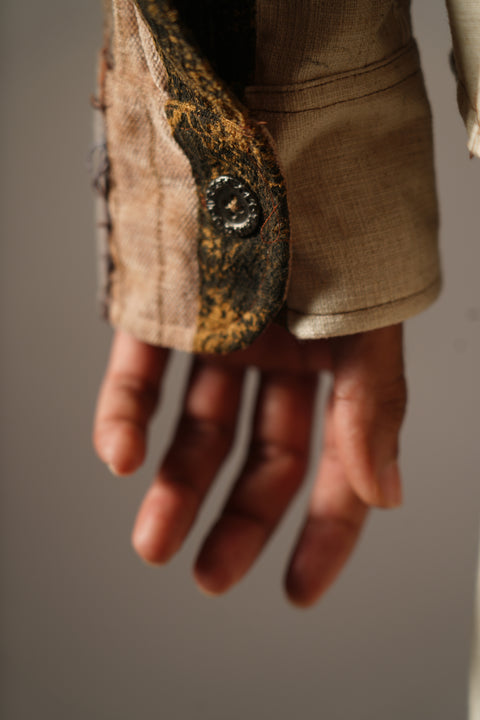 Brown Chaar Palla Shirt