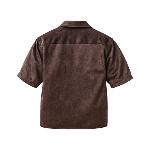 Suede Bowling Shirt