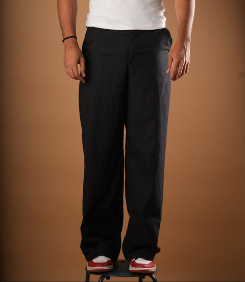 Black Linen Pants