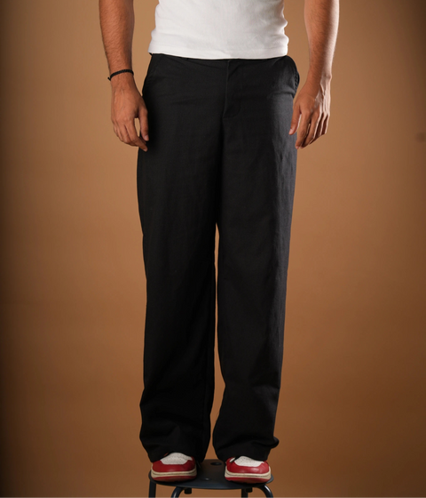 Black Linen Pants
