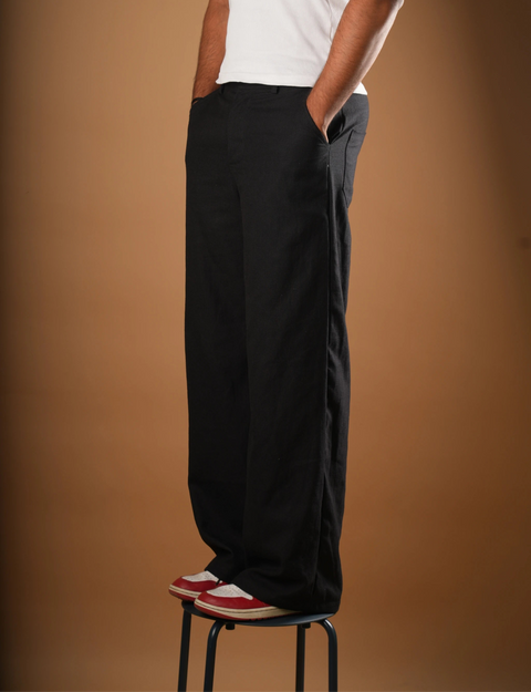 Black Linen Pants