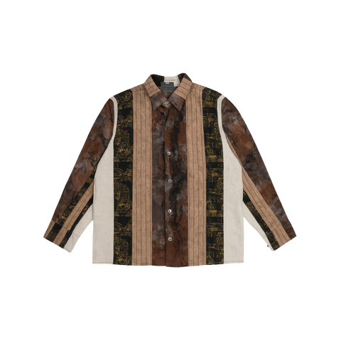 Brown Chaar Palla Shirt