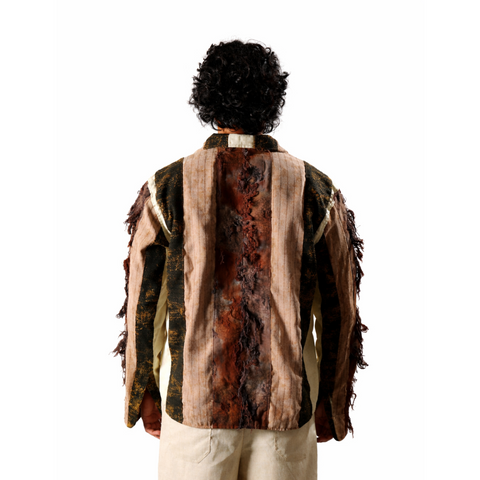 Brown Chaar Palla Shirt