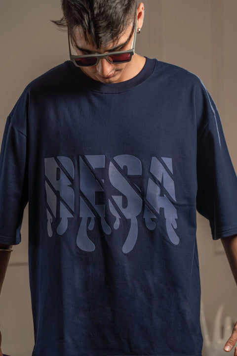 Navy Blue Solids Tee - resaclothing