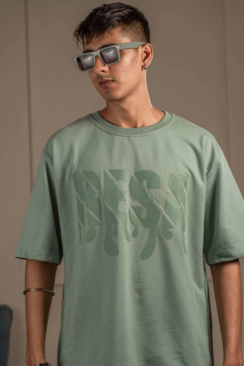 Pista Green Solids Tee - resaclothing