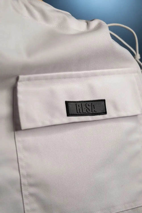 White Parachute Pants - resaclothing