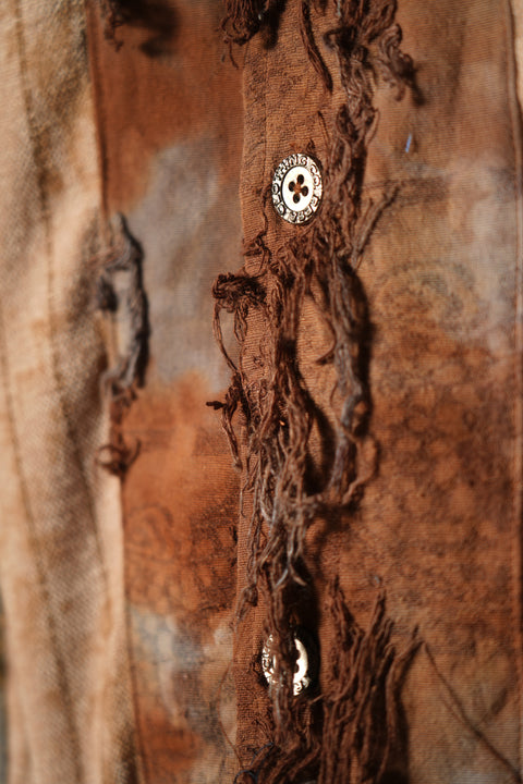 Brown Chaar Palla Shirt