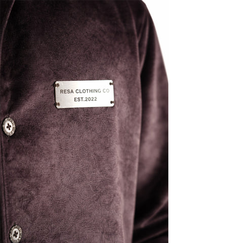 Suede Bowling Shirt