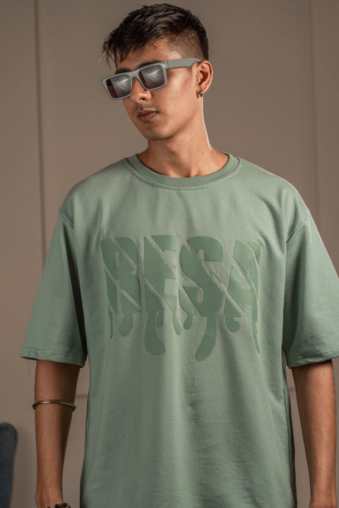 Pista Green Solids Tee