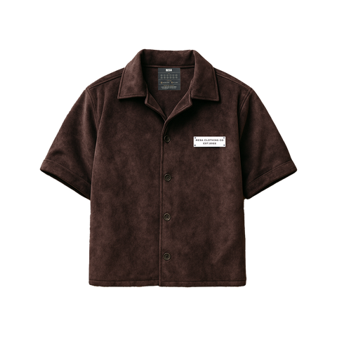 Suede Bowling Shirt
