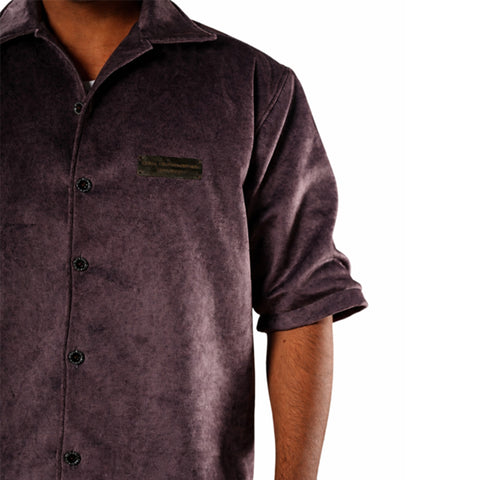Suede Bowling Shirt