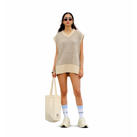 TAS Khaki Knit Vest