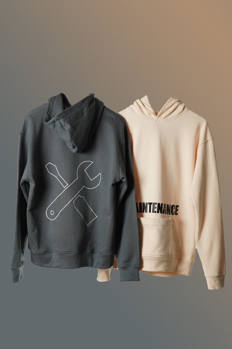 Maintenance Hoodie Cream